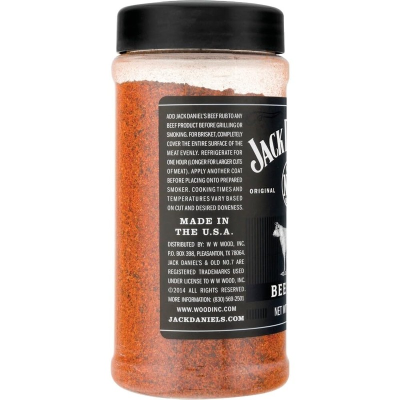 W W Wood INC Jack Daniel's Original Beef Rub 9