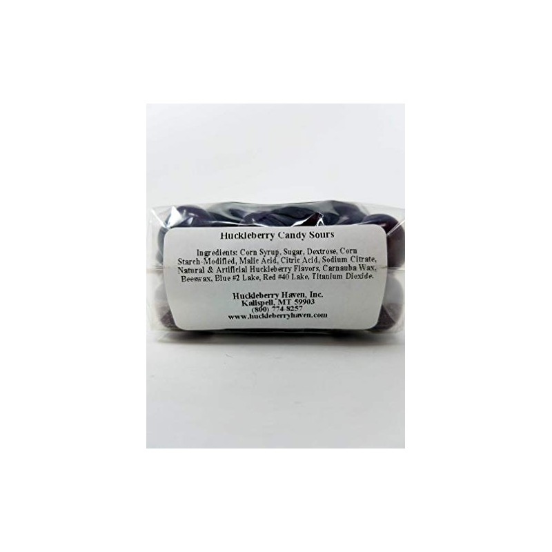 Wild Huckleberry Candy Sours 8 oz, Made in USA