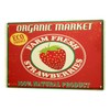 Tin Sign Metal Wall Plaque PosterRetro Strawberries