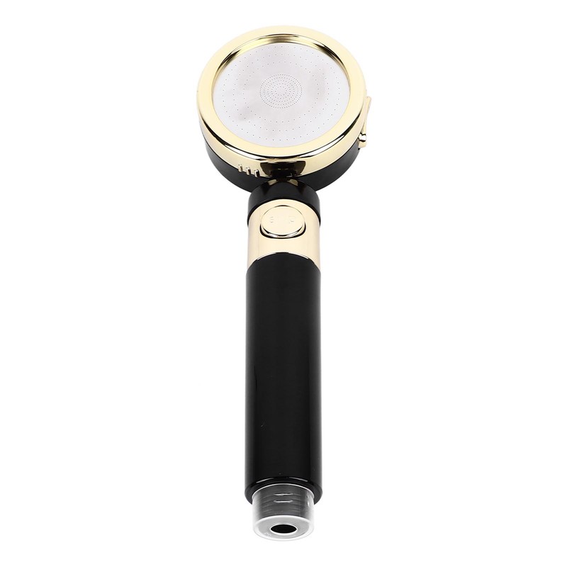 Handheld Shower Head with Water Stop Button 3 Levels Adjustable
