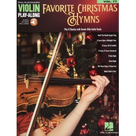 Favorite Christmas Hymns: Violin Play-Along Volume 77 (Hal Leonard Violin Play-along)
