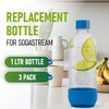 Replacement Carbonating Sparkling Water Bottles for SodaStream - 1 Liter,