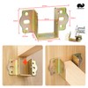 LIKERAINY Centre Support Bed Hinge Rail Brackets Timber Joist Hanger