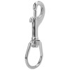 L100MM SpringSnap Clip Diving Hook Double Ended Stainless Steel Spring