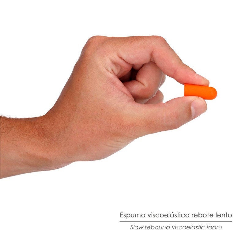 Foam Earplugs 2 Ear Plugs with Cord 31dB for Work,