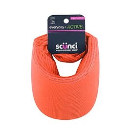 Visera con banda elastica texturizada Scunci Active 1 pza