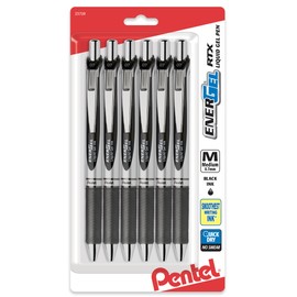 Pentel EnerGel RTX Retractable Gel Pens, Medium
