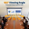 VIVOHOME 100 Inch 16:9 Pull Down Projector Screen, HD 4K