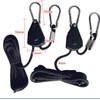 Grow Light Rope Hanger 2Pairs， Adjustable Rope Ratchet Hangers 150