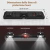 Naissgo Illuminazione per bersaglio, freccette, illuminazione per bersaglio, linea di