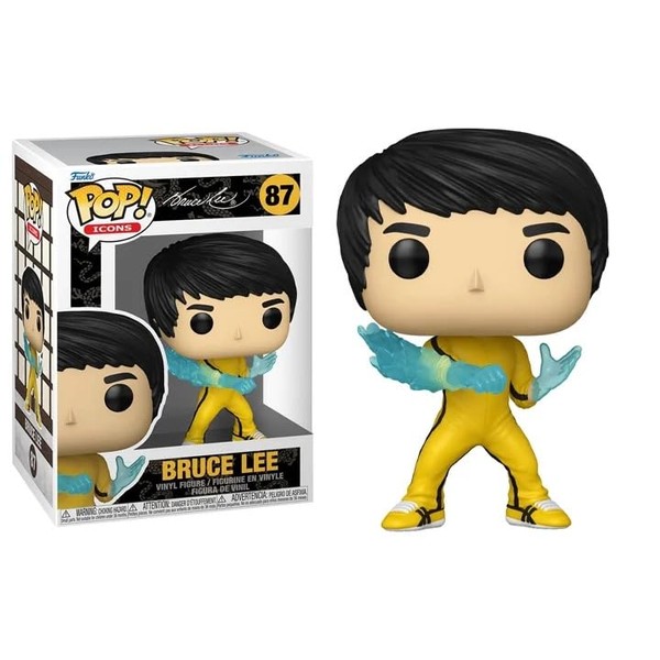 Funko Bruce Lee in Yellow Jumpsuit + Pop Protector: Be
