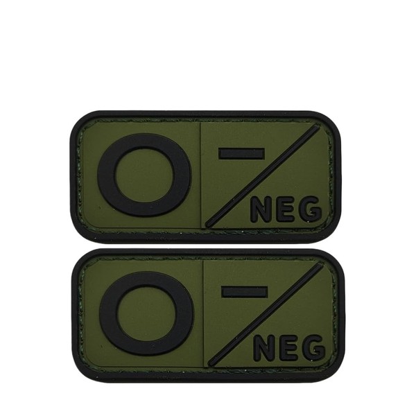 Yanxiangfa 2 PCS Mini O-Emergency Patch PVC Positive (Green) Compatible
