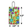 Fun Breakfast Foods Pattern Luggage Card Suitcase Carry-On ID Tag