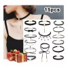 Dolores 15pcs Collar Choker Gargantilla Moda Joyería Mujer Cadenas