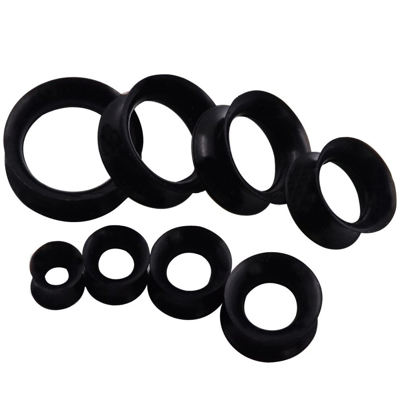 Longbeauty 11 Pair Thin Silicone Ear Skin Flexible Flesh Double