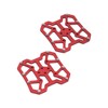 1Pair Bicycle Clipless Pedal Platform Adapters Self Lock Aluminum Alloy