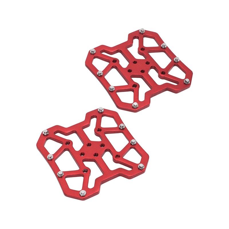1Pair Bicycle Clipless Pedal Platform Adapters Self Lock Aluminum Alloy
