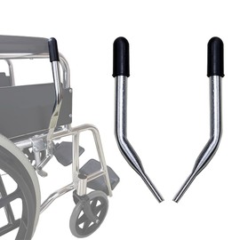 Wheelchair Brake Handle Extenders for 5/8" Tips - Upgrade Flat Wheel Lock Grips Replacement, Pack of 2