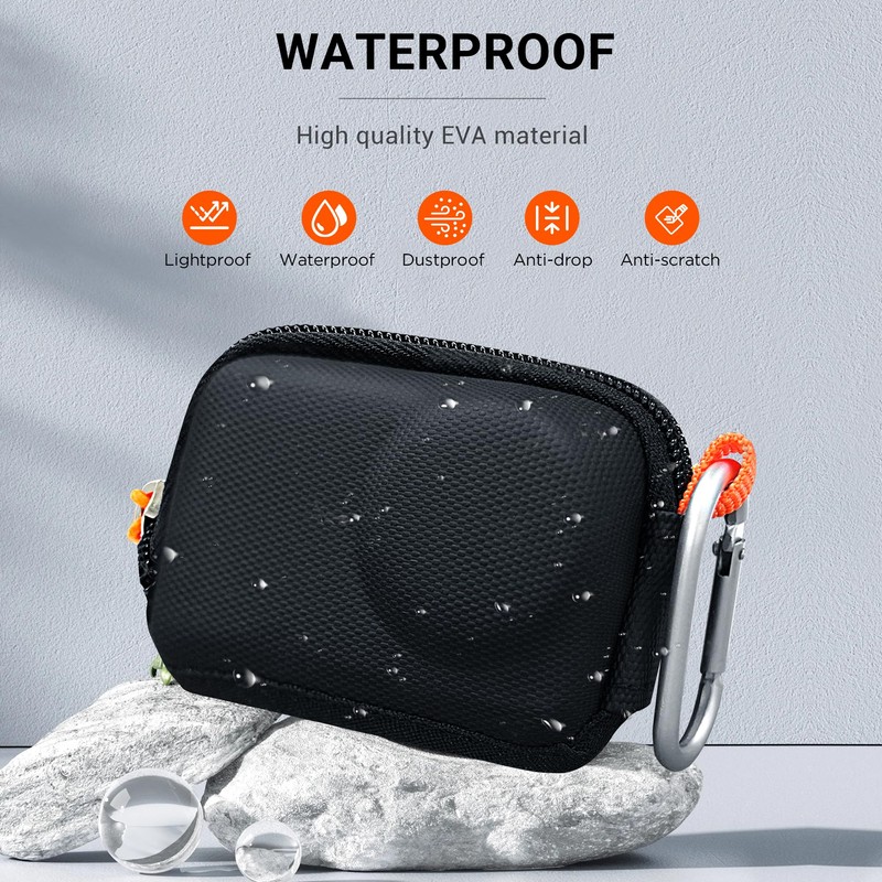 CYNOVA Black Mini Camera Bag for DJI ACTION 5 Pro,