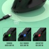 Bluetooth Wireless Mouse 4000DPI Ergonomic Design Reduce Muscle Strain Vertical