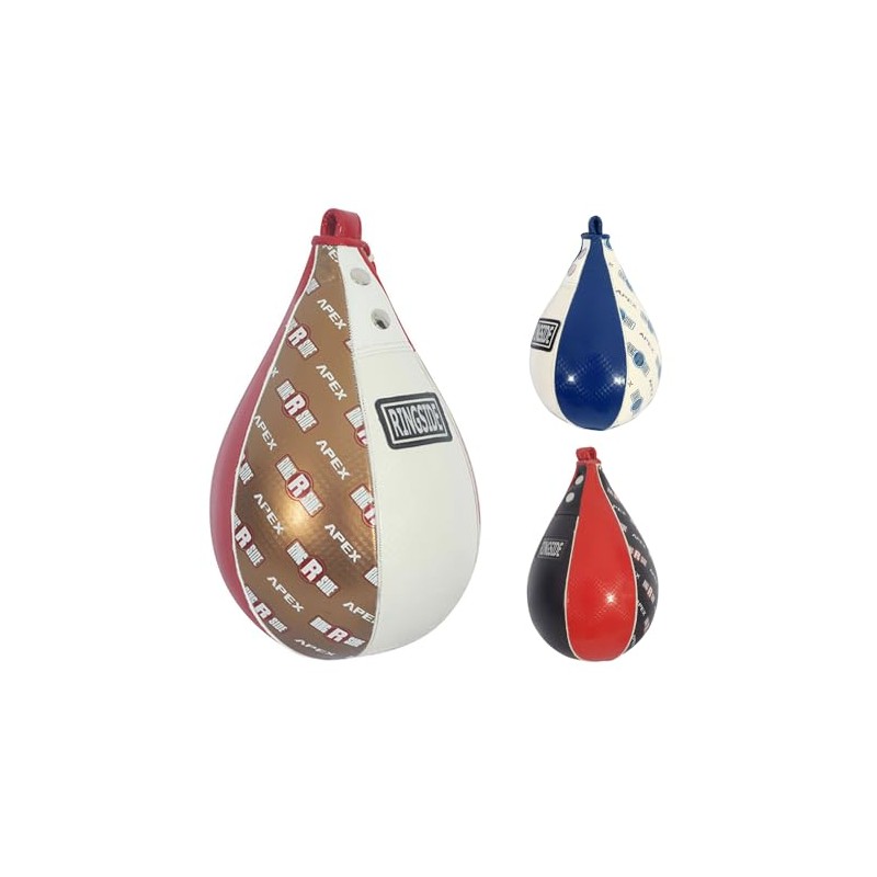 Ringside ASB1 RD/WH.SMAL Apex Speed Bag, Small, Red/White