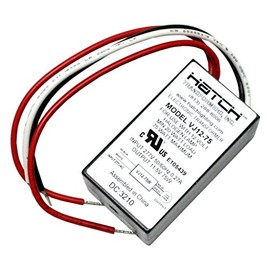 1- Hatch 01275, VJ12-75W 75 watt 277 volt Step Down Electronic Transformer Ballast