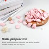50PCS Mini Triangle Makeup Puffs – Soft Finger Sponge Set