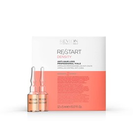 RE/START Density Anti-Hair Loss Direct Ampoules, 12 x 5 ml, Highly Concentrated Lotion for Strengthening Brittle Hair, Elixir to Protect Hair Loss, Revitalising for Hair and Scalp