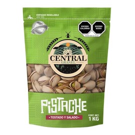 CENTRAL GRANEL | Pistache Tostado y Salado | Bolsa Resellable 1 KG | Snack Botana Frutos Secos | Calidad de Importación | Ideal como Botana Saludable y Recetas | Perfecta para Postres | Rico en Proteína y Fibra |