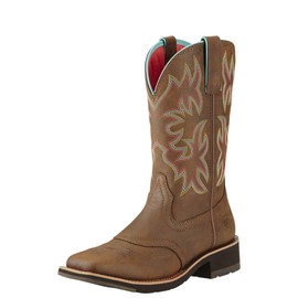 Ariat Womens Delilah Western Boot Toasted Brown 10