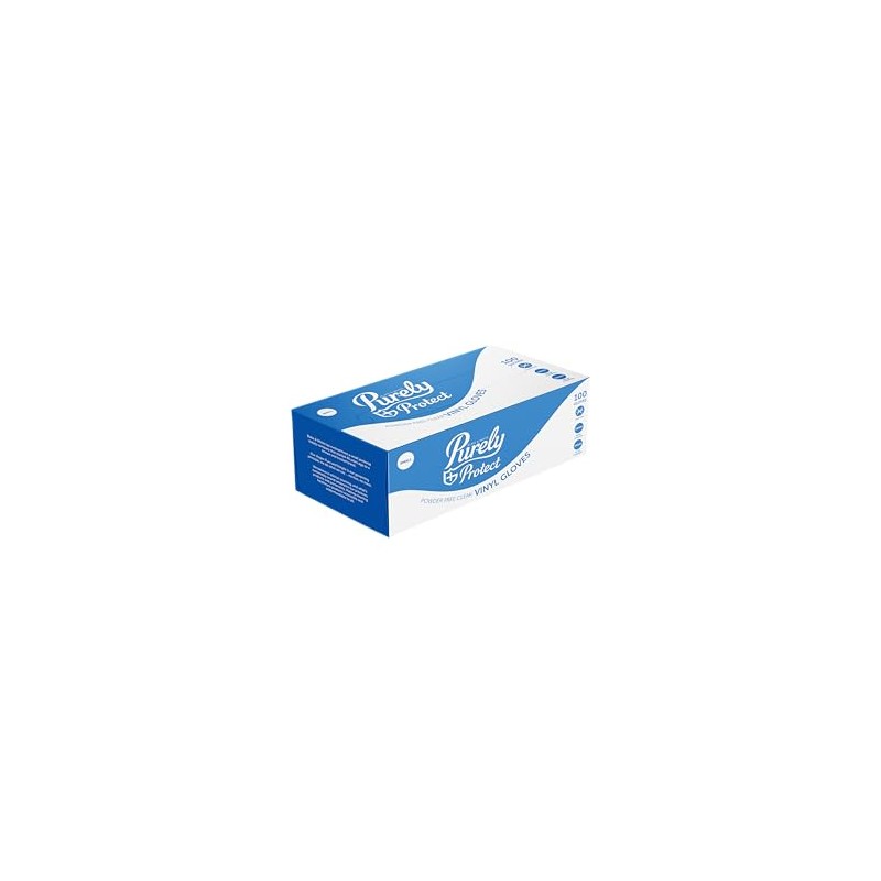 Blake & White Purely Protect Vinyl Gloves Clear Small Box