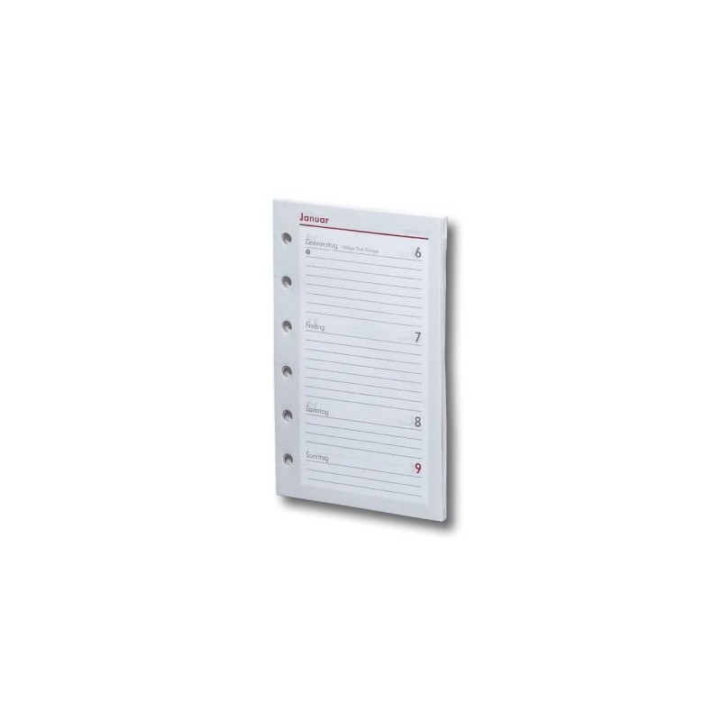 bsb Pocket Replacement 2017 Diary Pages A7 Week-to-2-Pages