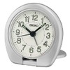 Seiko Sakai Travel Bedroom Alarm Clock, Metallic Silver
