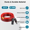 MOOKEERF Solar to XT60 Charge Extension Cable 25FT 12AWG XT60