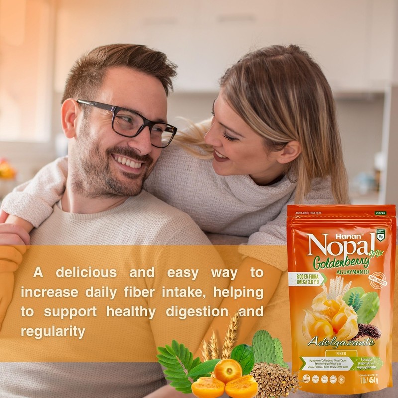 Nopal Mix Aguaymanto 454g - 100% Natural High-Fiber Goldenberry Blend