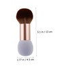 Minkissy 3 Pcs Makeup Brush Set Double-ended Cosmetics Brush Daily