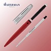 Waterman Emblème Rollerball Pen, Red with Chrome Trim, Fine Nib,