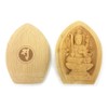 木彫 of Buddhist Buddha/Buddha 香合 弁才天 Tsuge