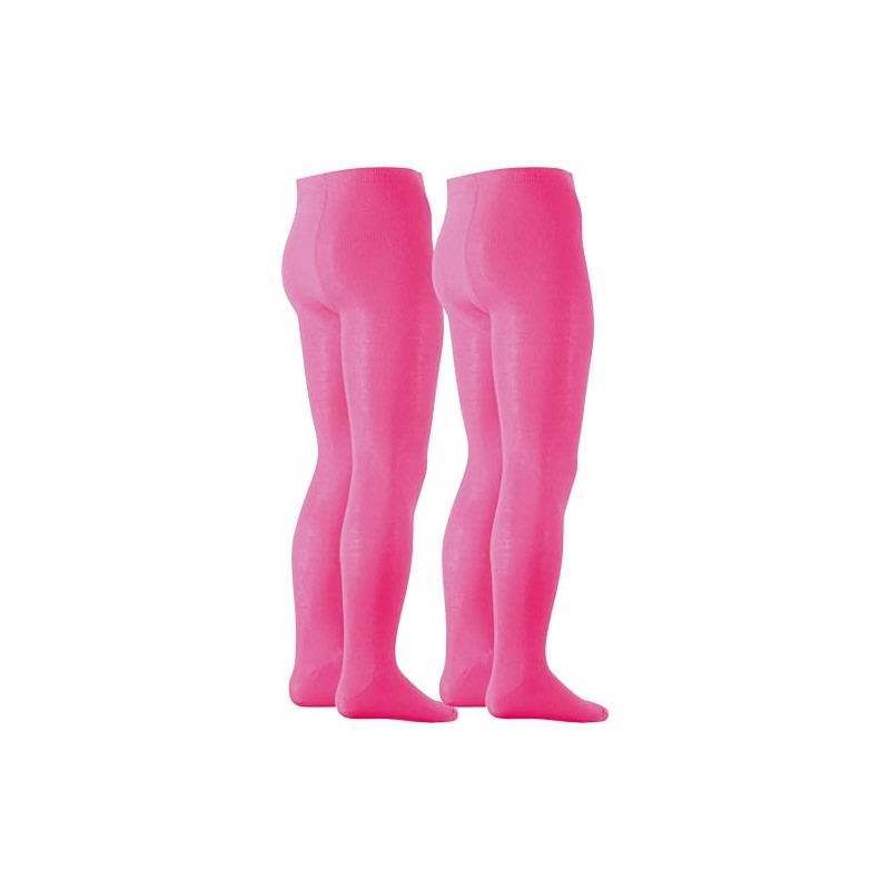 Playshoes Unisex Children's Tights, pink double pack