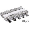 BRUBAKER 20 Pack Tree Candle Holders for Christmas Tree -