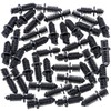 Rexka 40pcs Double End Xmas Tree Retainers Clips 11/32" Stem