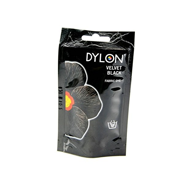Dylon Teinture textile à la main velours noir