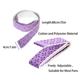 Growtail Growtail 4 Pcs Bake Even Strip,Cake Pan Strips, Cake Pan Dampen Strips, Super Absorbent Thick Cotton,Keeps Cakes More Level and Prevents Crowning with Cleaner Edges