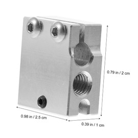 iplusmile 1pc Hot End Heater Block for Printers High Temperature Performance Compatible Ed Volcano Essential Printing Accessory