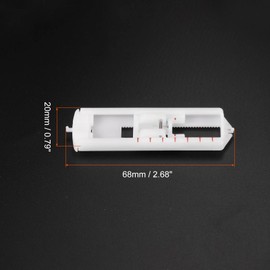 sourcing map 7302 Button Hole Sewing Machine Foot Galvanized Iron Presser Foot for Most Sewing Machine