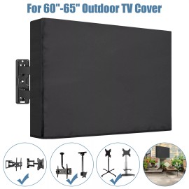 RedTagTown 60-65 inch Outdoor TV Cover Waterproof Dustproof Television Screen Protector