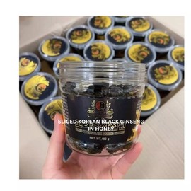 100% Pure Korean Sliced Black Ginseng Honey Hắc Sâm Tẩm Mật Ong 180G