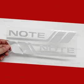 Body Sticker Nissan Note Fender Universal Door Side Rear Glass Side Skirt Emblem Hide Scratch Improve Appearance Cool Unique Decoration Waterproof Heat Resistant (Ginyaku)