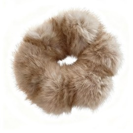 HAPVITAL Velour Scrunchie, Fluffy, Hair Ornament, Adults, Fur Elastic, Hair Ornament, Popular, Gentle on Hair, Adults, Gift, Plain, Autumn, Winter, Women's, Hair Accessory, Velvet Scrunchie, Cute