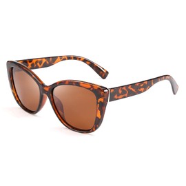FEISEDY Polarized Vintage Sunglasses American Womens Square Jackie O Cat Eye Sunglasses B2451